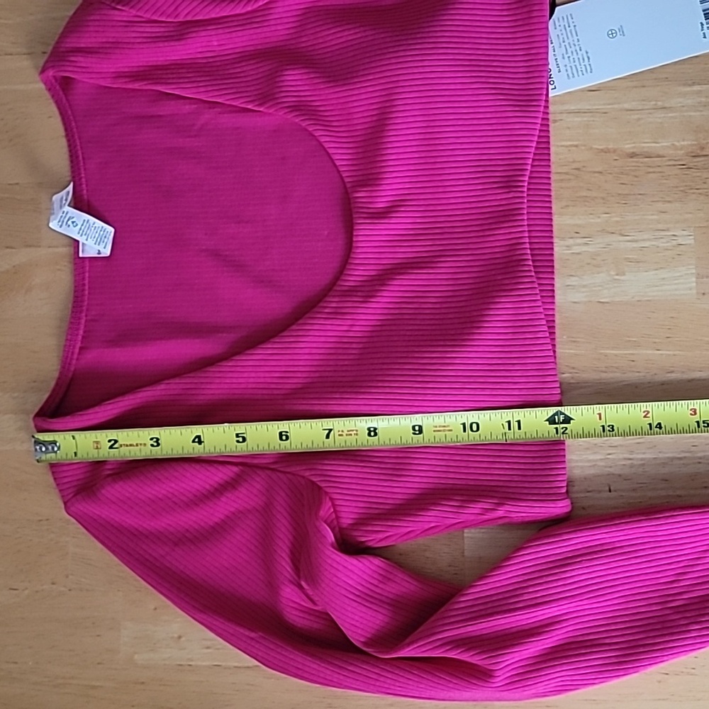 Alo Yoga Ribbed Defined Long Sleeve Bra - Picture 9 of 9